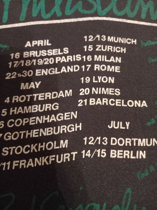 Koszulka koncertowa oryginalna Phil Collins