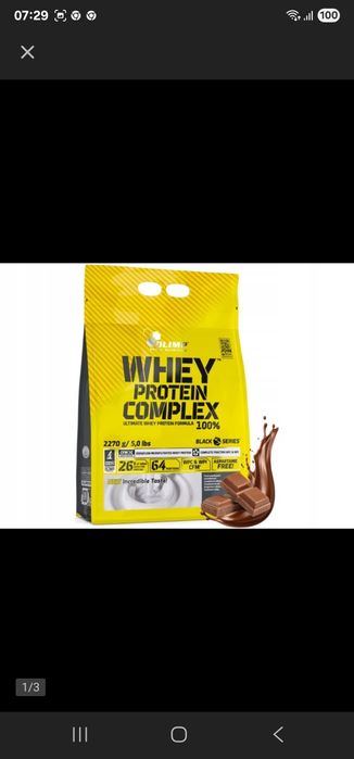 Odżywka białkowa OLIMP Whey Protein Complex 100- Czekoladowy (2270 g)