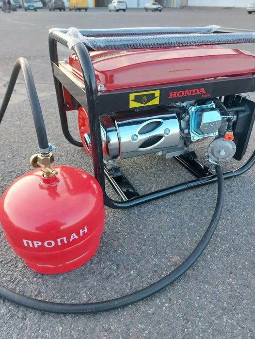 ГАЗ БЕНЗИН генератор HONDA 5-5.5 кВт электростартер стартер автозапуск