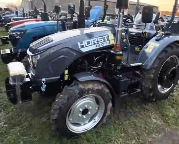 Мінітрактор трактор Horst G 244 XU примусова гідравліка широкі колеса