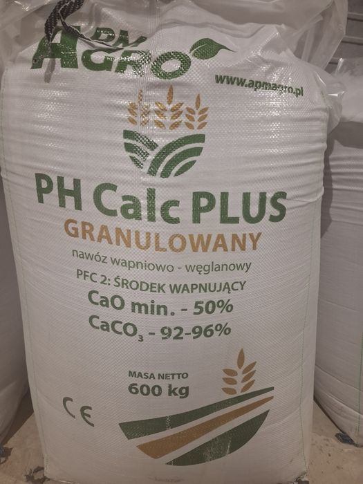 Wapno granulowane kredowe lub magnezowe