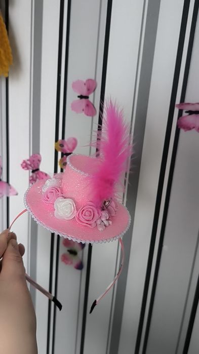 Обруч шляпка ручної роботи