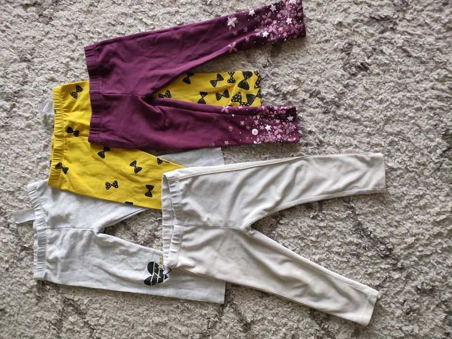 Legginsy ciepłe dziewczynka 2-3 lata