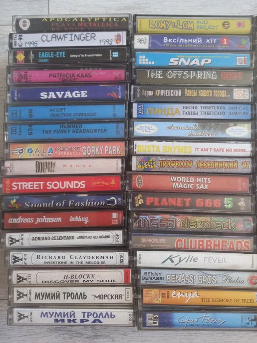 Кассеты студийные и под запись