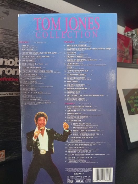 Tom Jones collection 3 CD box set ano 1998