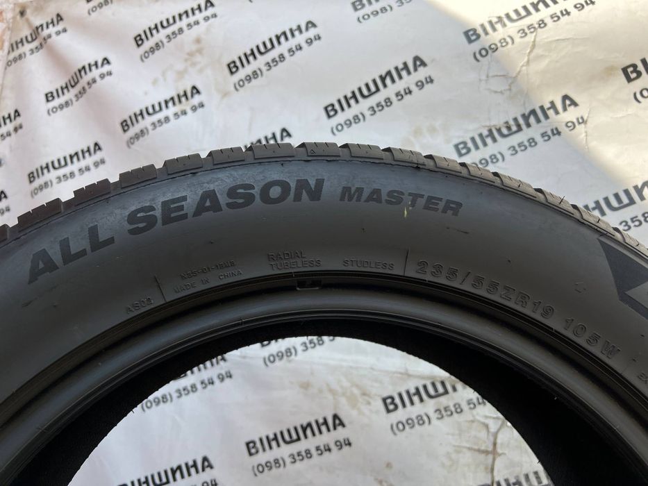 Шини 235/55 R 19 Minerva All Season Master. Пара. Колеса склад.