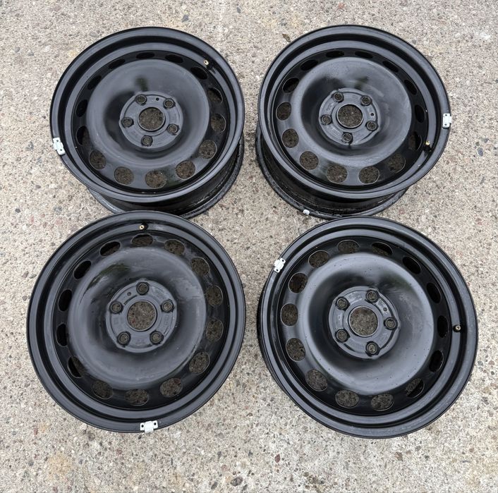 4x felgi stalowe 5x112 r16 et43 6,5J Stalówki Oryginał VAG Audi 16”