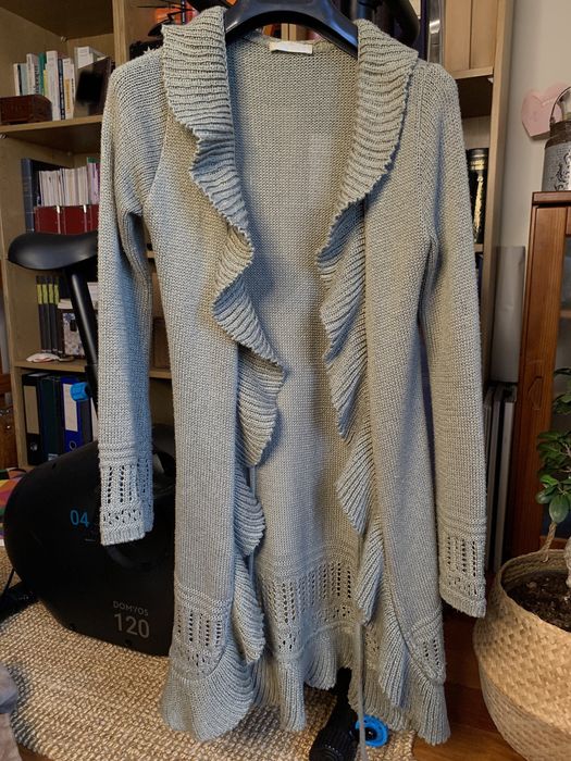Promod Green Knit Jacket