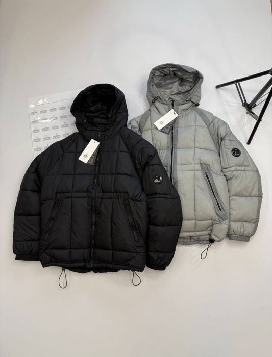 Пуховик C.P. Company чорний, теплий та стильний, розміри S–XL