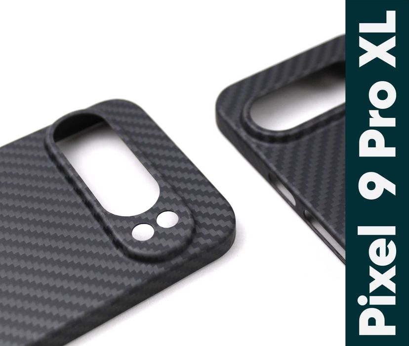 Чехол из настоящего карбона для Google Pixel 9 | 9Pro | Pro XL