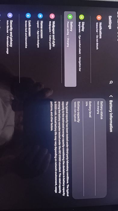 Tablet Samsung s9 fe+