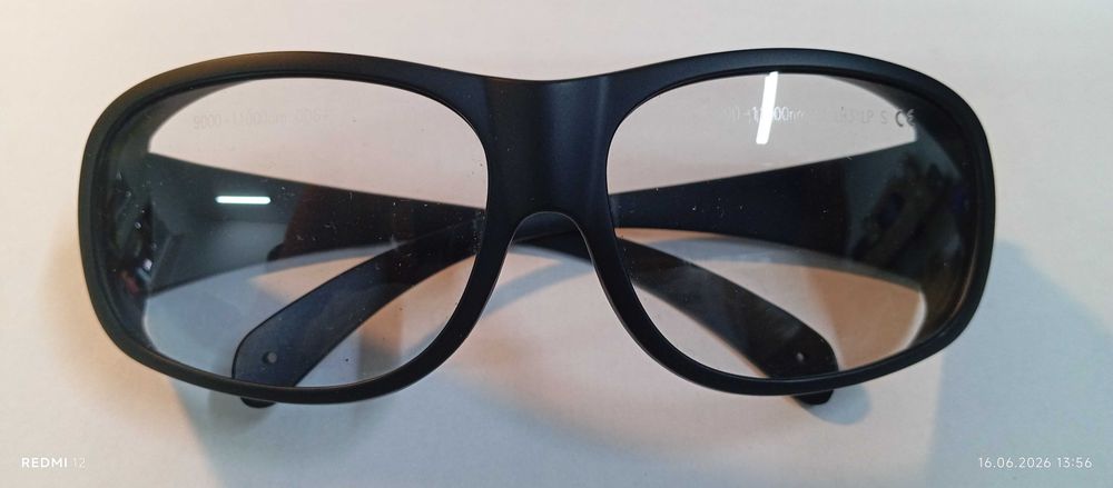 Okulary ochronne do lasera CO2 9000-11000nm OD 6+