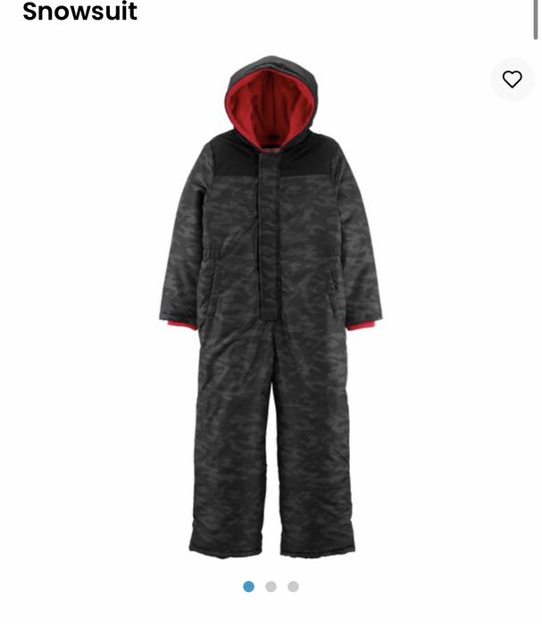 Зимовий комбінезон Carters,р.3/4 р. На зріст 102-108 см