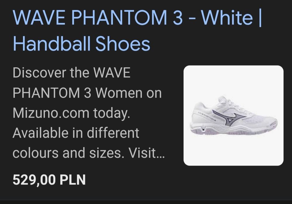 Кросівки Mizuno Wave Phantom 3 Lady X1GB226020