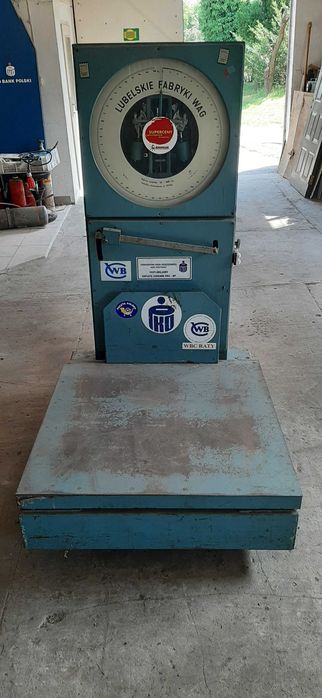 Waga Przemysłowa Zegarowa 500 kg Lubelskie Fabryki Wag Sprawna Polecam