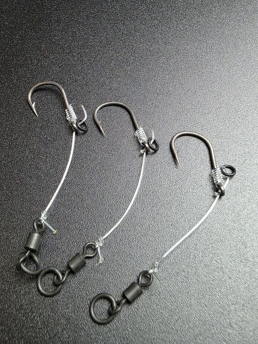 6 x przypony karpiowe Chod Rig #6 kółeczko pod baitfloss