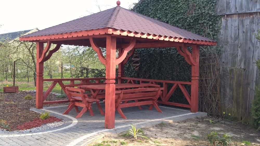 altanka ogrodowa 3,80x 3,80 m