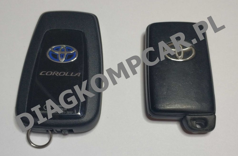 TOYOTA Kluczyki keyless z pilotem Europa Usa
