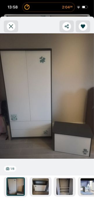 Sprzedam komplet mebli do pokoju dziecięcego