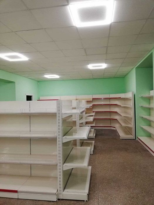 Обладнання для магазинів, стелажі для супермаркету, торгові стелажі
