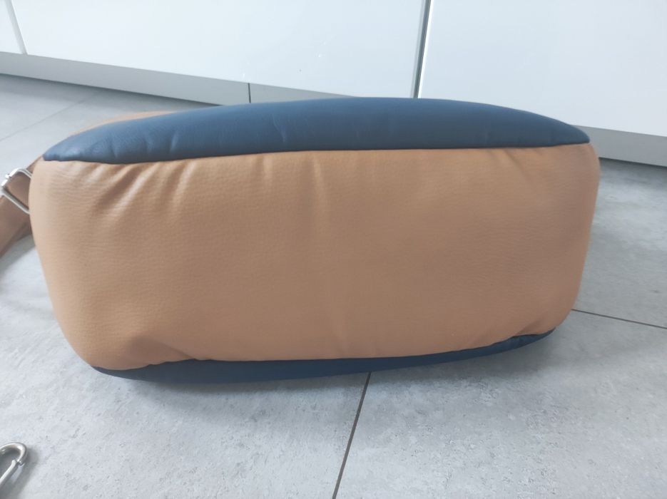 Mana Mana aktówka duża navy blue camel do wózka zaczepy