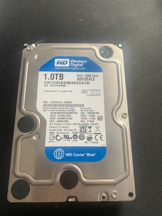 Western Digital 1TB (WD10EALS) SATA б\у