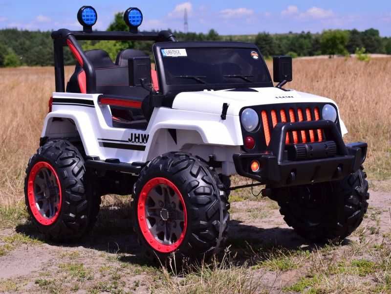 Auto samochód pojazd na akumulator JEEP 4x4 opcja bujania buggy autko