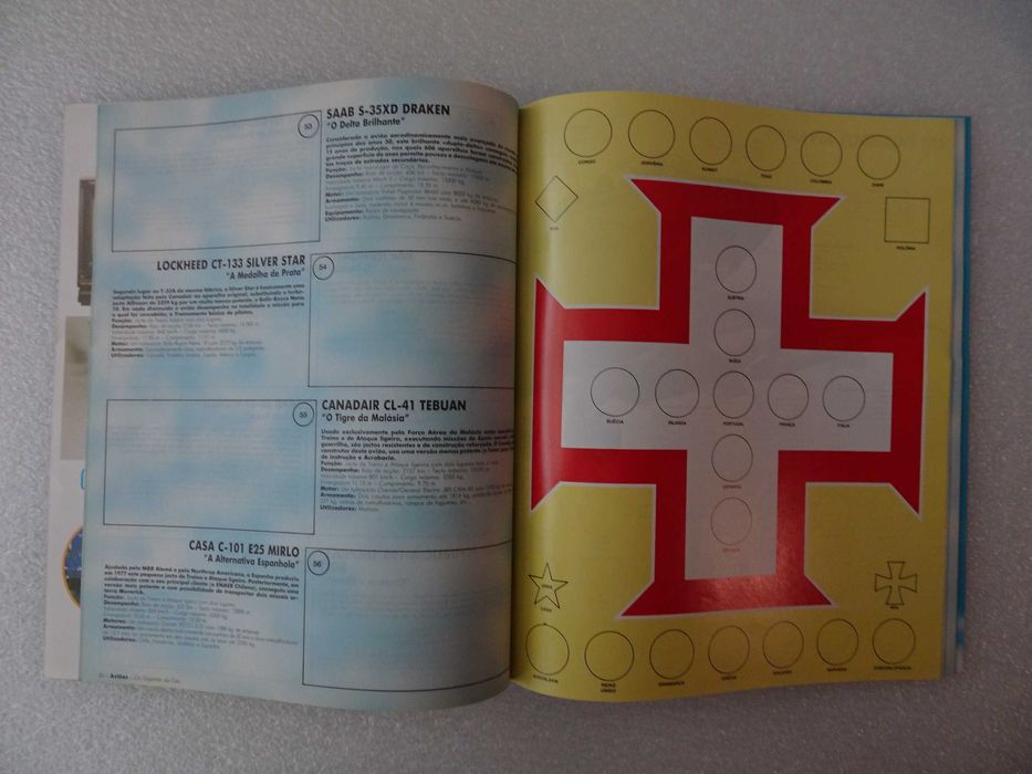 Caderneta de cromos vazia - Os Gigantes do Céu - Europer