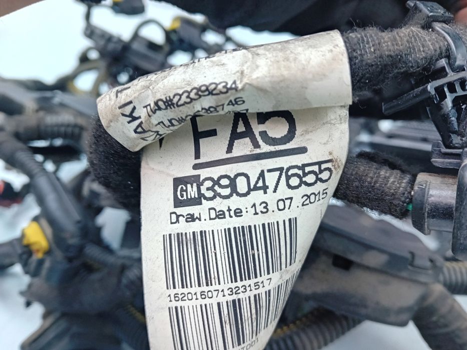 Instalação cablagem Electrica do Motor OPEL Astra K