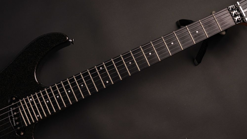 Edwards E-MV-125FR Custom Order – Japan – Black w/ Gold Sparkle