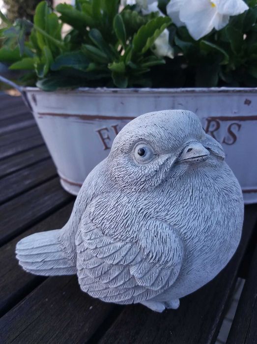 Ptaszek Wróbel Ozdoba betonowa Ogród DOM Figurka