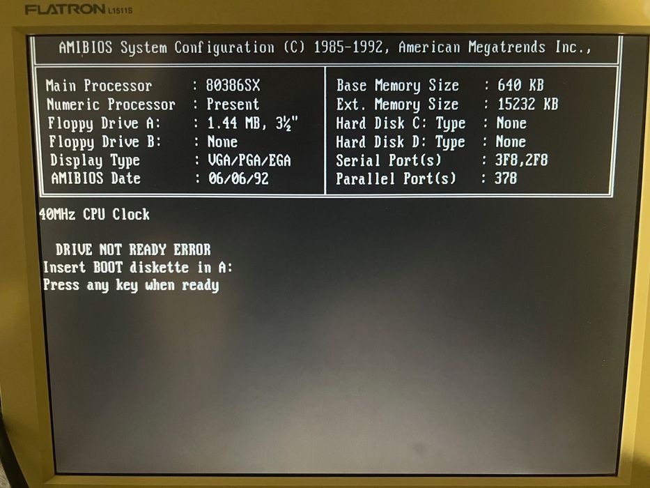 386SX материнская плата