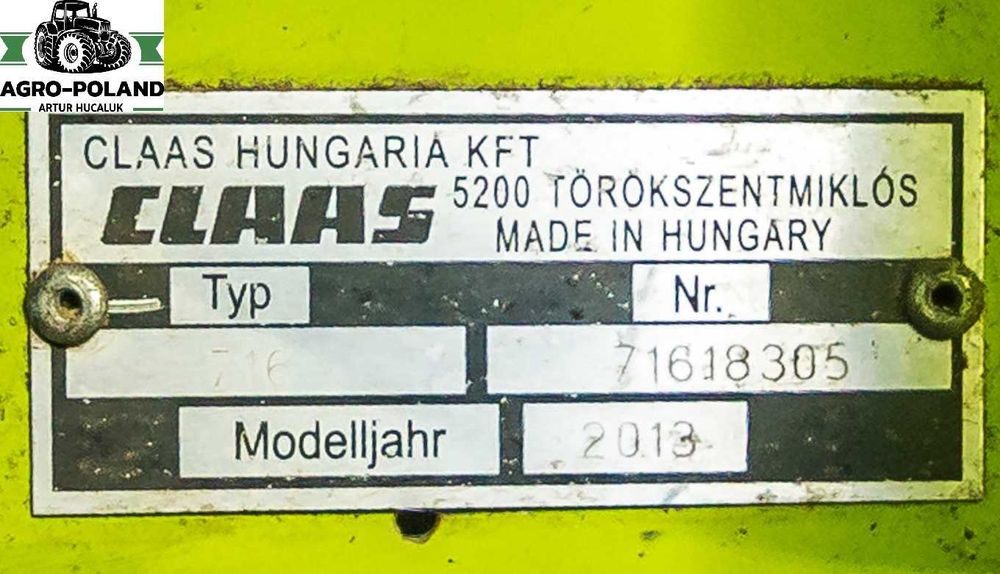 Жатка CLAAS VARIO 750 (новая модель) - 2013 + тележка + ножи