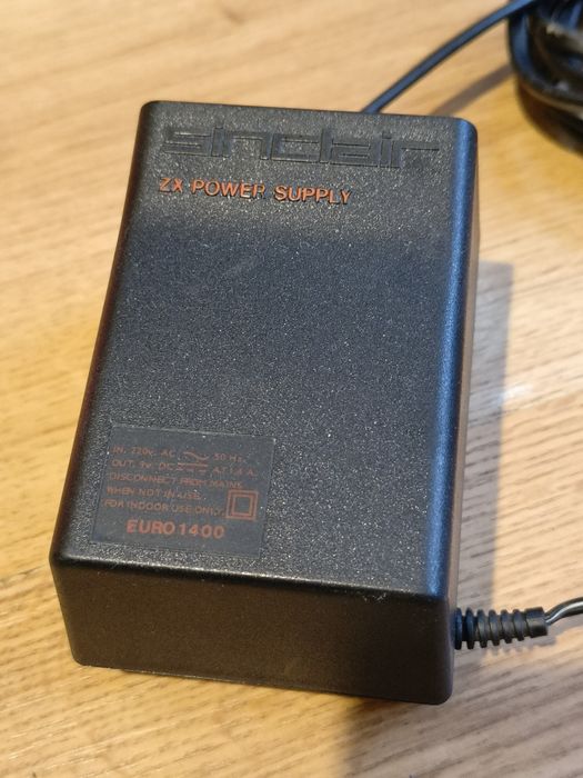 Oryginalny Zasilacz Sinclair ZX Power Supply Euro 1400 Bytom