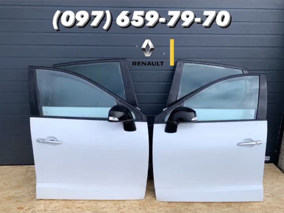 Дверь передняя задняя Renault Scenic Megane Clio Сценик Мегане Клио