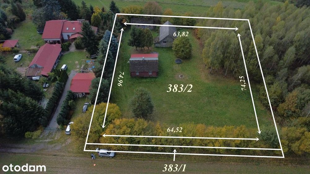 Malownicza działka budowlana w otoczeniu ciszy i zieleni