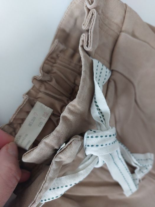 Spodnie chinosy dla dziewczynki zara 122