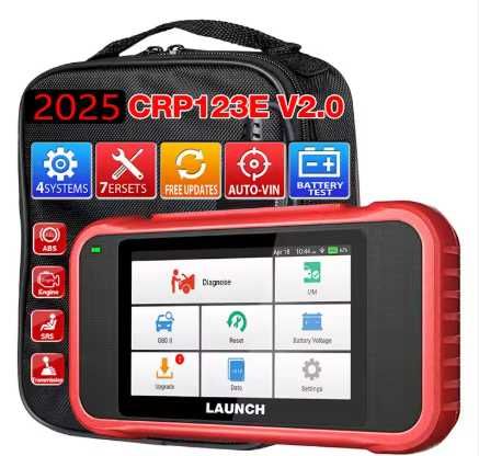 Scanner de Diagnóstico Auto LAUNCH CRP123E V2.0 Completo e Atualizado