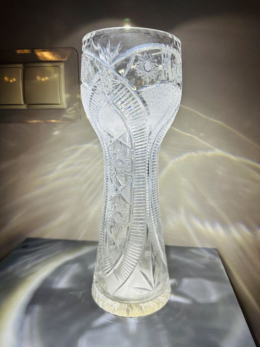 Wazon kryształowy kryształ PRL