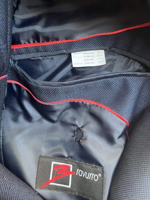 Garnitur granatowy zestaw