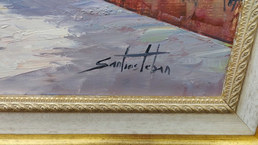 Óleo sobre tela. Carlos Santiesteban
