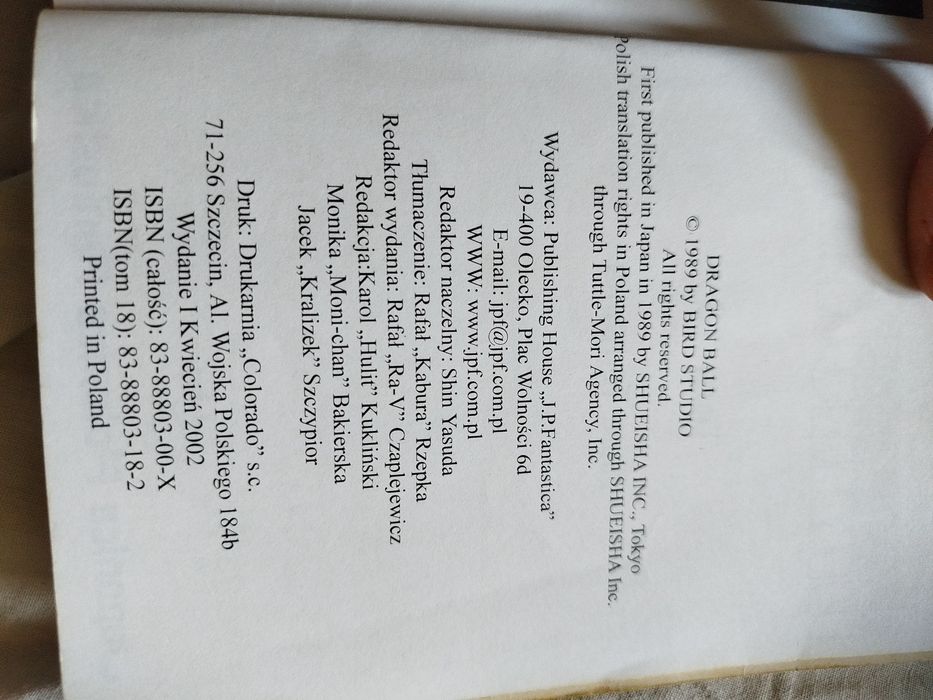 Dragon Ball – manga (Tomy 17–42, brak tomu 24)