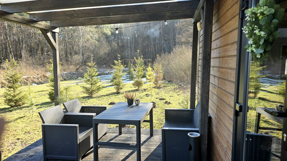 Tiny silent house wynajme domek las natura jacuzzi bania wynajem