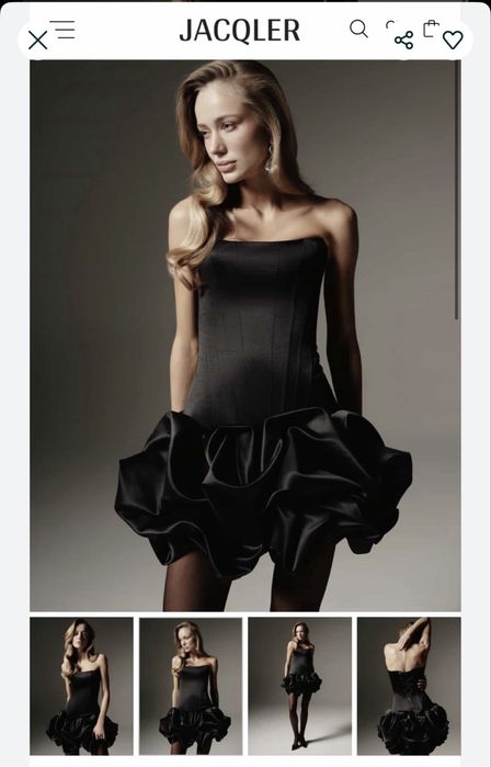 Платье корсетное женское jacqler tsarskaya balykina mon blanche