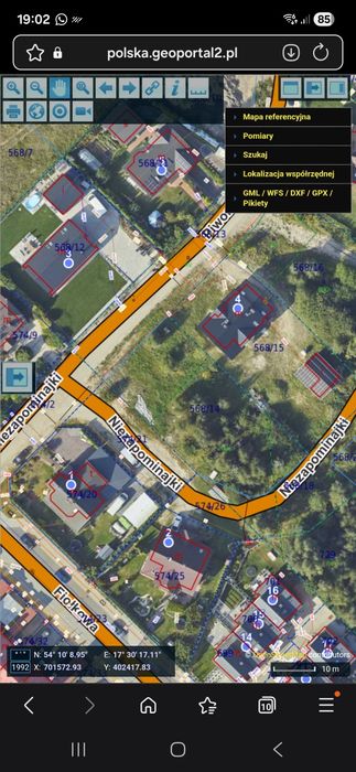 Działka budowlana Bytów z WZ