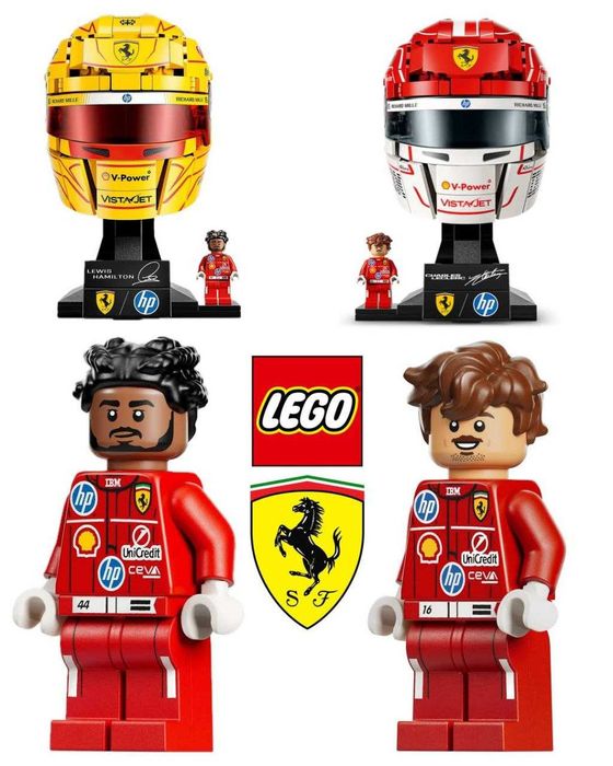 LEGO 43014 / 43022 Шолом Шарля Леклера (Charles Leclerc) / Шолом Льюїса Гамільтона (Lewis Hamilton) Editions