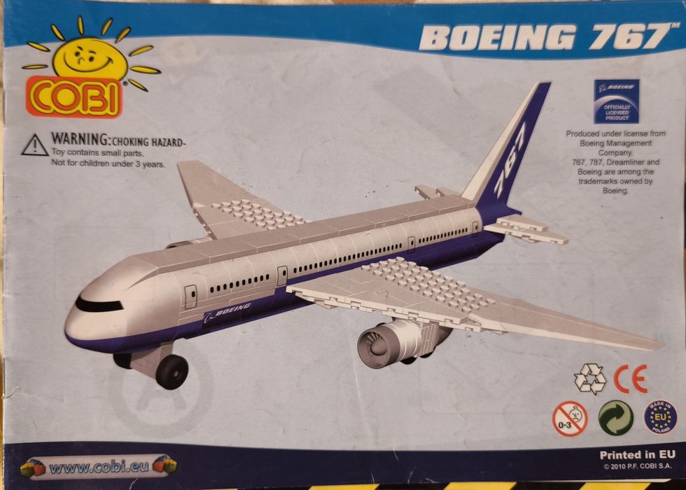 Klocki COBI Boeing 767 - zestaw nr 26260