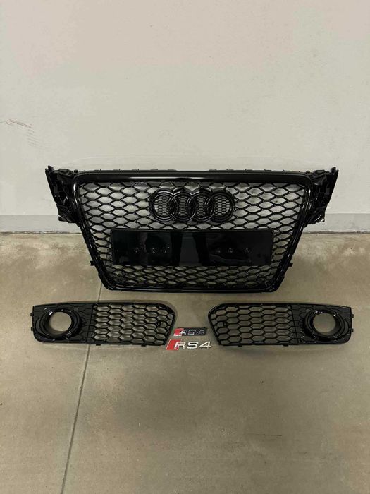 Grill,atrapa PLASTER MIODU Audi A4 B8 przedlift
