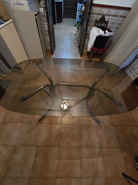 Mesa de vidro...