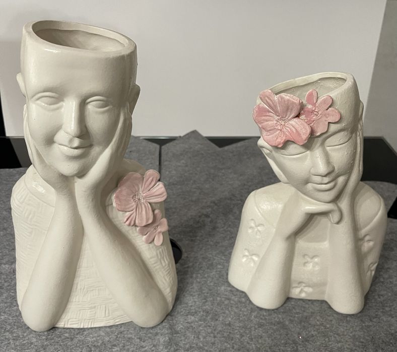 Duas peças para vasos